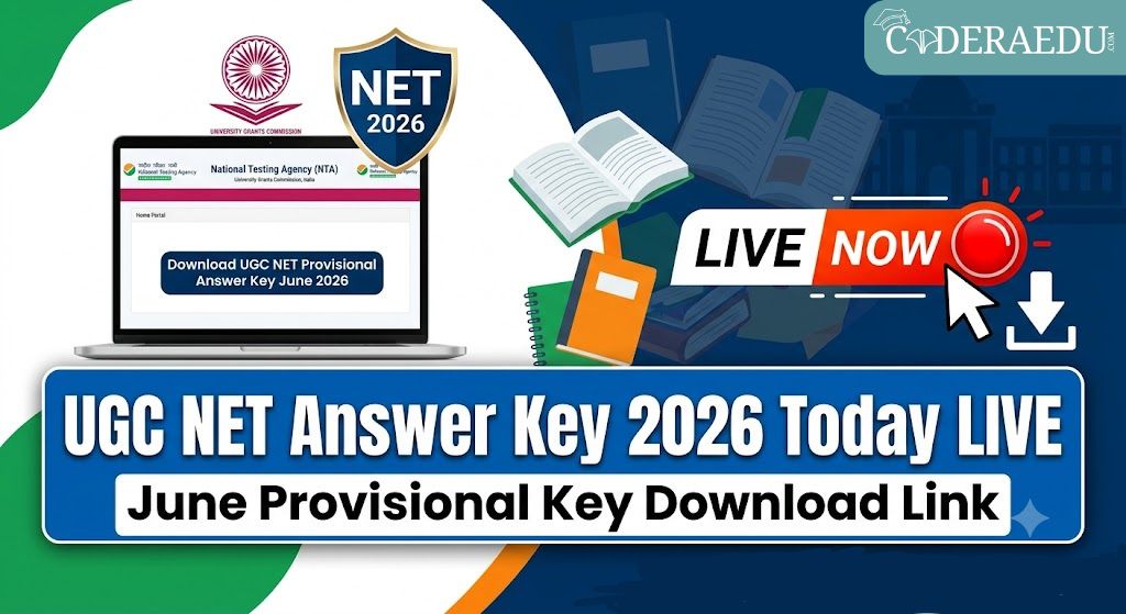 UGC NET Answer Key 2026 Today LIVE: June Provisional Key Download Link Awaited at ugcnet.nta.nic.in