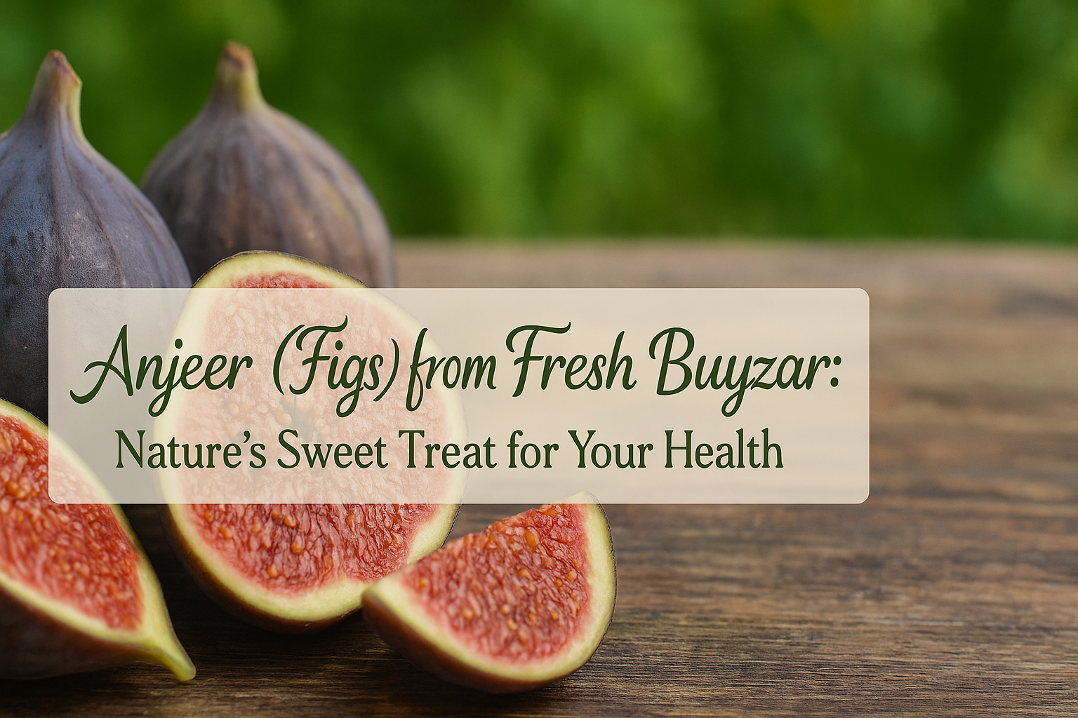 Anjeer (Figs) from Fresh Buyzar: Nature's Sweet Treat for Your Health