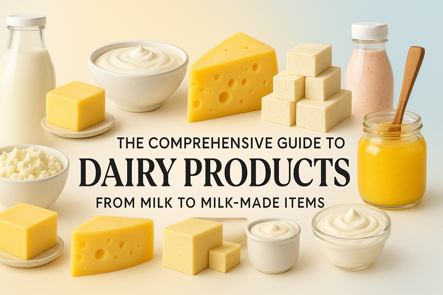 The Comprehensive Guide to Dairy Products: From Milk to Milk-Made Items